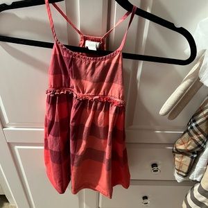 Burberry sleeveless toddler dress size 3 perfect condition